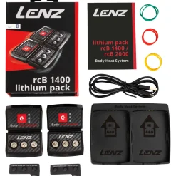 Lenz Heat Glove 6.0 + rcB 1400 batterisæt, unisex, sort