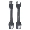 Lifeventure Ellipse Spork 2-Pack, bestik, grå