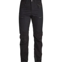Lundhags Makke High Waist Curved Pant W, vandrebukse, dame, sort