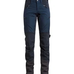 Lundhags Makke Ws Pant Long, vandrebukser, dame, blå