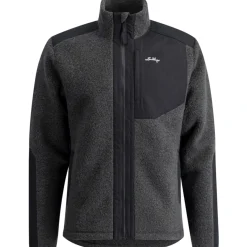 Lundhags Saruk Wool Pile Mid Full Zip M, mellemlag, herre, grå