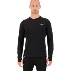 Mons Royale Cascade Merino Base Layer, skiundertrøje, herre, sort