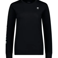 Mons Royale Yotei Merino Classic, skiundertrøje, dame, sort