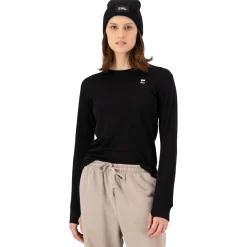 Mons Royale Yotei Merino Classic, skiundertrøje, dame, sort