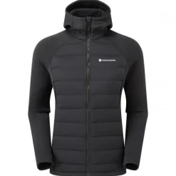 Montane F Composite Hoodie, dunjakke, dame, sort