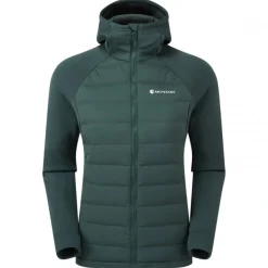 Montane F Composite Hoodie, dunjakke, dame, mørkegrøn