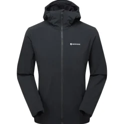 Montane Khamsin Hoodie, softshelljakke, herre, sort