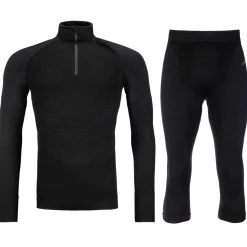 Ortovox 230 Competition 1/2 zip / 3/4 pant, sæt, herre, sort