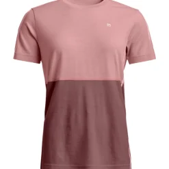 Ortovox 185 Rock'n'Wool Short Sleeve, dame, lyserød