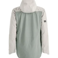 Ortovox Ravine Plus 3L, skaljakke, dame, beige/lysegrøn