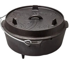 Petromax Dutch Oven FT6, Støbejernsgryde, sort