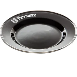 Petromax Enamel Tallerkener Ø22, 2 stk., sort