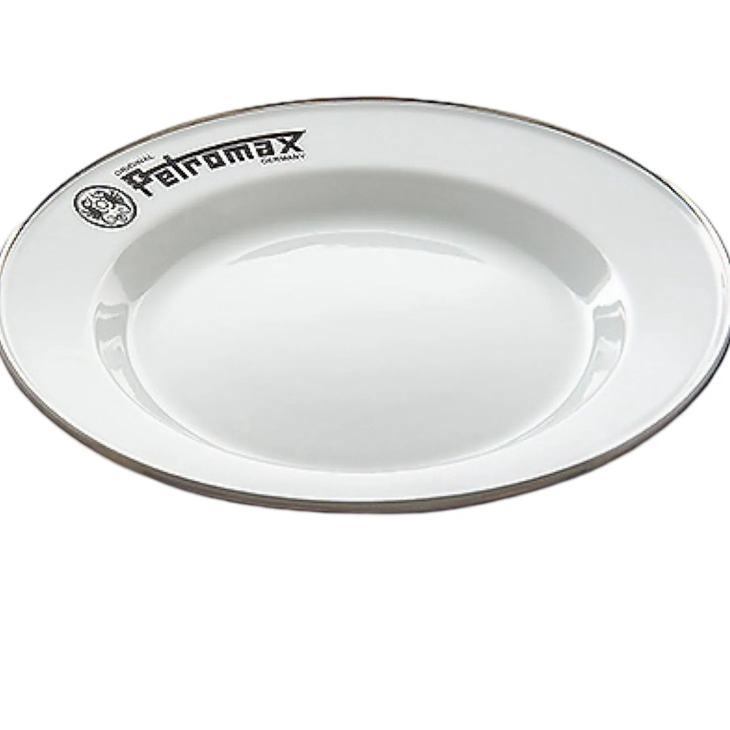 Petromax Enamel Tallerkener Ø22, 2 stk., hvid