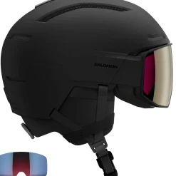 Salomon Driver Prime Sigma Plus MIPS, skihjelm med visir, sort