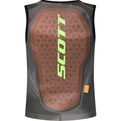 Scott Airflow Vest, rygskjold, junior, grå/grøn