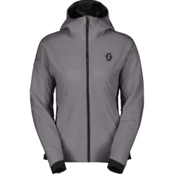 Scott Insuloft Light, jakke, dame, grå/sort