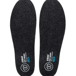 Sidas 3feet Eco Warm Low, indlægssål, sort/rød
