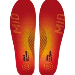 Sidas 3feet Eco Winter Mid, indlægssål, rød
