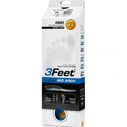 Sidas 3feet Mid, indlægssål, blå