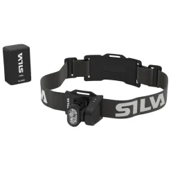 Silva Free 1200, XS, pandelampe, sort