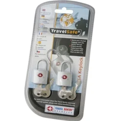 TravelSafe Travellock TSA med nøgle, 2 stk.