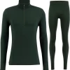 Ulvang Hero Half Zip, sæt, herre, mørkegrøn