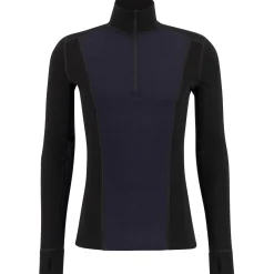 Ulvang Peak Map Half Zip, skiundertrøje, herre, sort/mørkeblå