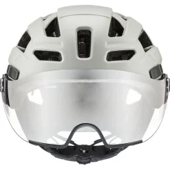 Uvex finale visor, cykelhjelm, lysegrå/hvid