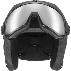 Uvex Instinct Visor, skihjelm med visir, sort