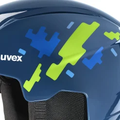 Uvex Viti Set, skihjelm + skibriller, junior, mørkeblå