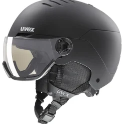 Uvex Wanted Visor Pro V, skihjelm med visir, sort