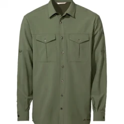 Vaude Rosemoor LS Shirt II, vandreskjorte, herre, grøn